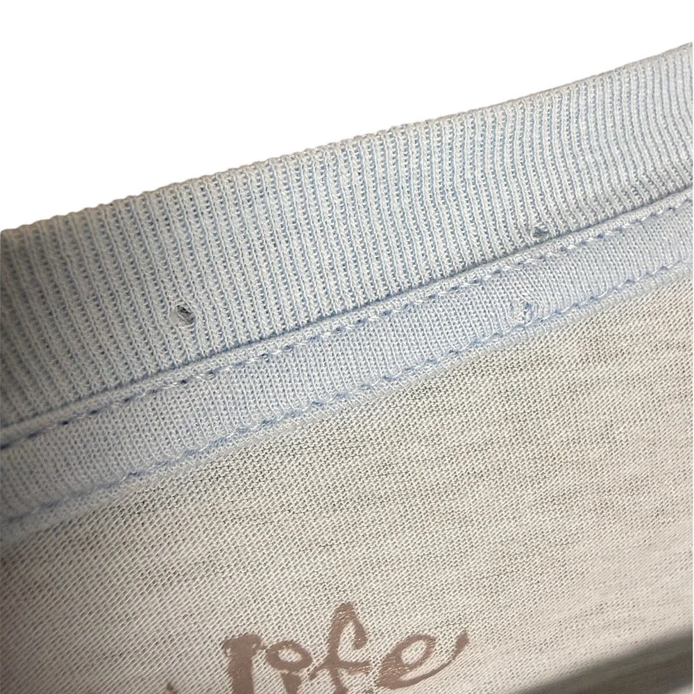Salt Life Fish Surf Dive Men's Medium Long Sleeve Light Blue Graphic T-Shirt NWT